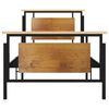 vidaXL Bed Frame without Mattress Metal 100x200 cm