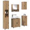 vidaXL Bathroom Furniture Set with Drawer with Door 5 pcs Artisan Oak