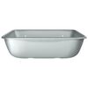 vidaXL Wheelbarrow Tray Replacement Silver 80 x 60 x 25 cm Steel