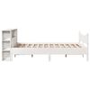 vidaXL Bed Frame without Mattress White 135x190 cm Double Solid Wood Pine