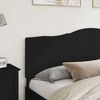 vidaXL Headboard Black Oak 200 cm Engineered wood