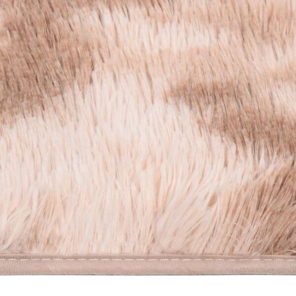 vidaXL Shaggy Rug Cream 230x160 cm