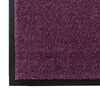vidaXL Door Mat Bordeaux 80 x 60 x 1.2 cm Teddy Fabric