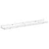 vidaXL Wall Shelf 4 pcs White Marble 60 x 9 x 3 cm Engineered Wood