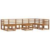 vidaXL Outdoor Sofa Set 9 pcs Natural Solid Acacia Wood