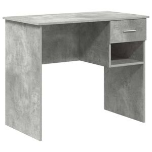 vidaXL Desk Concrete Grey 90 x 49 x 75 cm Engineered Wood