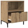 vidaXL Bedside Table Artisan oak 49 x 36 x 61 cm Engineered wood
