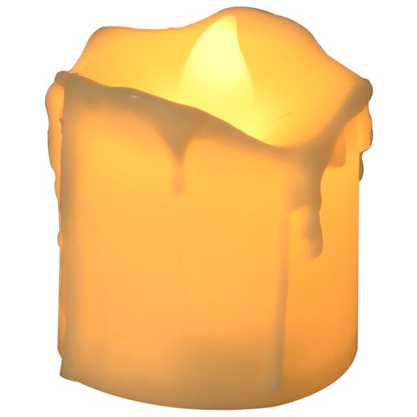 vidaXL Flameless Electric Tea Lights LED Candles 24 pcs Warm White