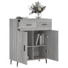 vidaXL Sideboard Grey Sonoma 69.5x34x90 cm Engineered Wood