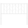 vidaXL Metal Replace Headboard White 107 cm