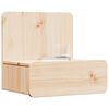 vidaXL Bedside Table 2 pcs Brown 44 x 32.5 x 40 cm Solid pine wood