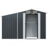 vidaXL Garden Shed Anthracite 277x93x179 cm Galvanised Steel