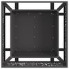vidaXL Fire Pit Black 80 x 80 x 30 cm Steel