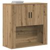 vidaXL Wall Cabinet Artisan oak 80 x 33 x 80 cm Engineered wood