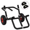 vidaXL SUP Trolley for 2 Surfboards Foldable 90 kg Aluminium