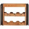 vidaXL Wine Rack Brown 60 x 45 x 33 cm Solid Acacia Wood