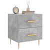 vidaXL Bedside Cabinets 2 pcs Concrete Grey 40x35x47.5 cm Engineered Wood