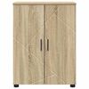vidaXL Bathroom Cabinet with Storage Sonoma Oak 60 x 35 x 80 cm