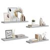vidaXL Floating Wall Shelves 4 pcs Concrete Grey 80x23.5x3.8 cm MDF