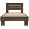 vidaXL Bed Frame without Mattress Brown Oak 90x200 cm