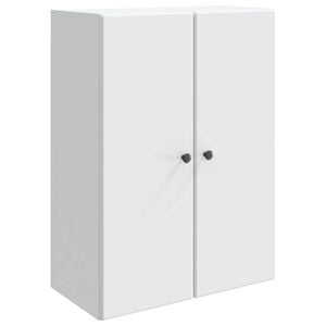 vidaXL Wall-Mounted Cabinet White 66 x 34.5 x 90 cm Engineered Wood