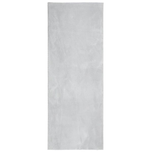 vidaXL Rug HUARTE Short Pile Soft and Washable Grey 80x200 cm