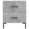 vidaXL Bedside Cabinet Concrete Grey 40x35x47.5 cm Engineered Wood