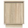 vidaXL Bedside Cabinets with LED Lights&nbsp;2 pcs Sonoma Oak 38x34x50 cm