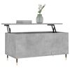 vidaXL Coffee Table Concrete Grey 90x44.5x45 cm Engineered Wood