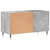 vidaXL Record Cabinet Concrete Grey 85x38x48 cm Engineered Wood