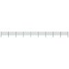 vidaXL Fence Panel with Posts Iron 1557.5x80 cm Green