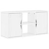 vidaXL 5 Piece TV Units with Storage ODDA White Solid Wood Pine