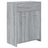 vidaXL Bathroom Cabinet Grey Sonoma 60x33x80 cm Engineered Wood