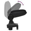 vidaXL Car Armrest Black 15x35x(30-47) cm ABS