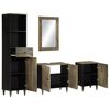 vidaXL 4 Piece Bathroom Furniture Set Solid Wood Mango