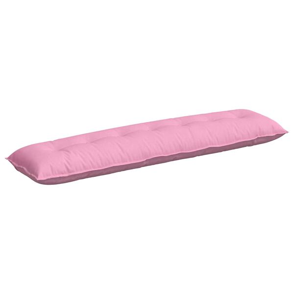 vidaXL Back Pillow Pink 200 x 19 x 50 cm Fabric