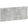vidaXL Wall-Mounted Headboard ALKMAAR Concrete Grey Engineered Wood