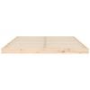 vidaXL Bed Frame without Mattress 150x200 cm King Size King Size Solid Wood Pine