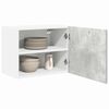 vidaXL Hanging Cabinet 2 pcs Concrete Grey and White 50 x 31 x 40 cm