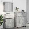 vidaXL Bathroom Furniture Set 3 pcs Concrete Grey Engineered Wood