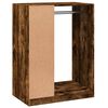 vidaXL Wardrobe Smoked Oak 77x48x102 cm Engineered Wood