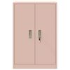 vidaXL Storage Cabinet Pink 60 x 40 x 90 cm Steel