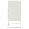 vidaXL Bedside Cabinets 2 pcs White 36x39x78 cm Steel
