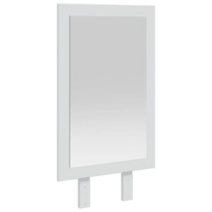 vidaxl Mirror FAUSKE White 43 x 3.5 x 77 cm Rectangular