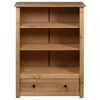vidaXL Bookcase 80x35x110 cm Solid Pine Wood Panama Range