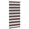 vidaXL Zebra Blind 80 x 150 cm Coffee