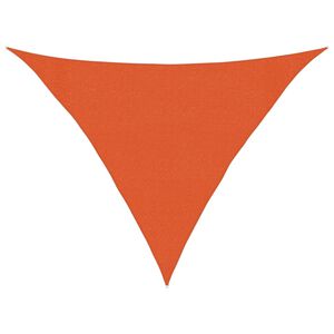 vidaXL Sunshade Sail 160 g/m&sup2; Orange 3x3x4.2 m HDPE