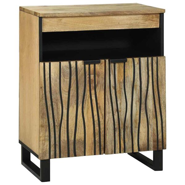 vidaXL Sideboard Brown 60 x 33 x 75 cm Solid mango wood