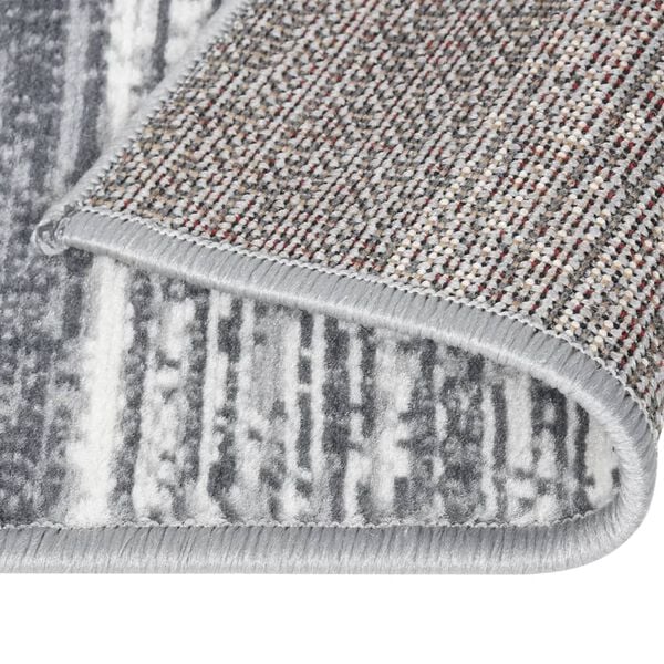 vidaXL Runner Rug BCF Grey 80x350 cm