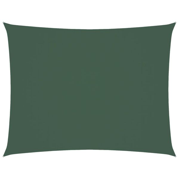 vidaXL Sunshade Sail Oxford Fabric Rectangular 3x4.5 m Dark Green